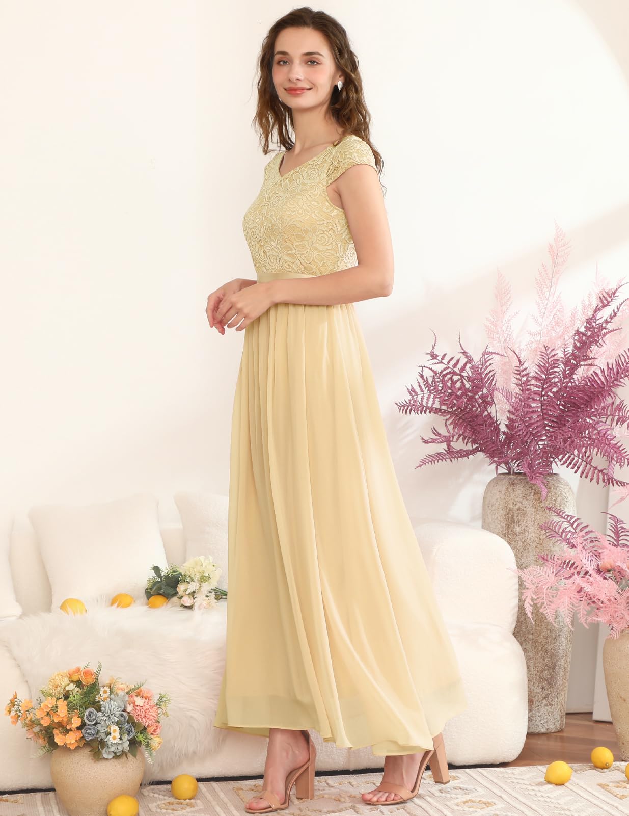 Elegant Black Formal Maxi Dress for Women 2024 - Wedding, Bridesmaid & Evening Gown - Perfect for Prom, Cocktail Parties & Special Occasions