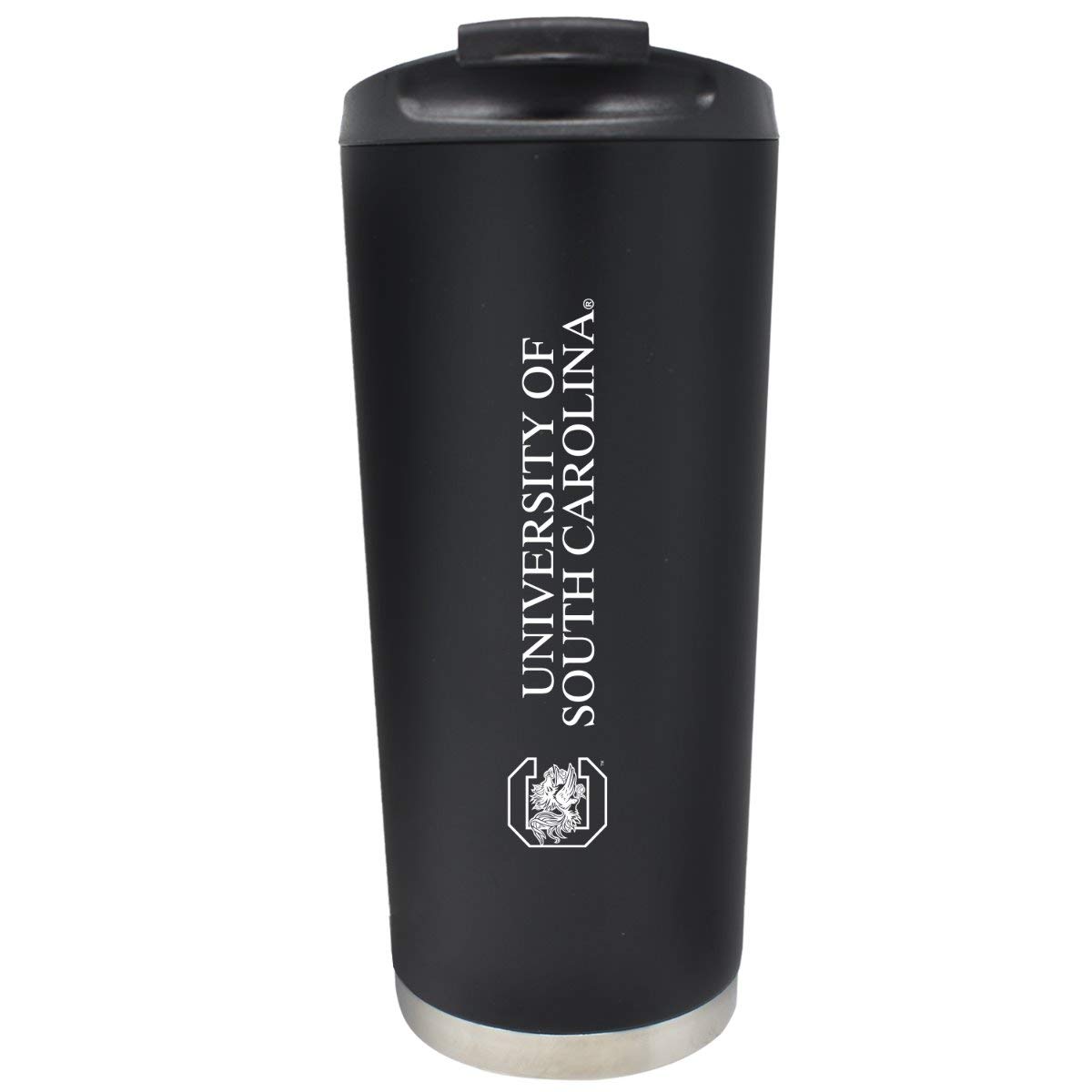 16 oz Vacuum Insulated Stainless Steel Tumbler with Lid - South Carolina Gamecocks Official Logo - Keeps Drinks Hot/Cold for Hours - Perfect for Coffee, Tea, Water & Outdoor Activities