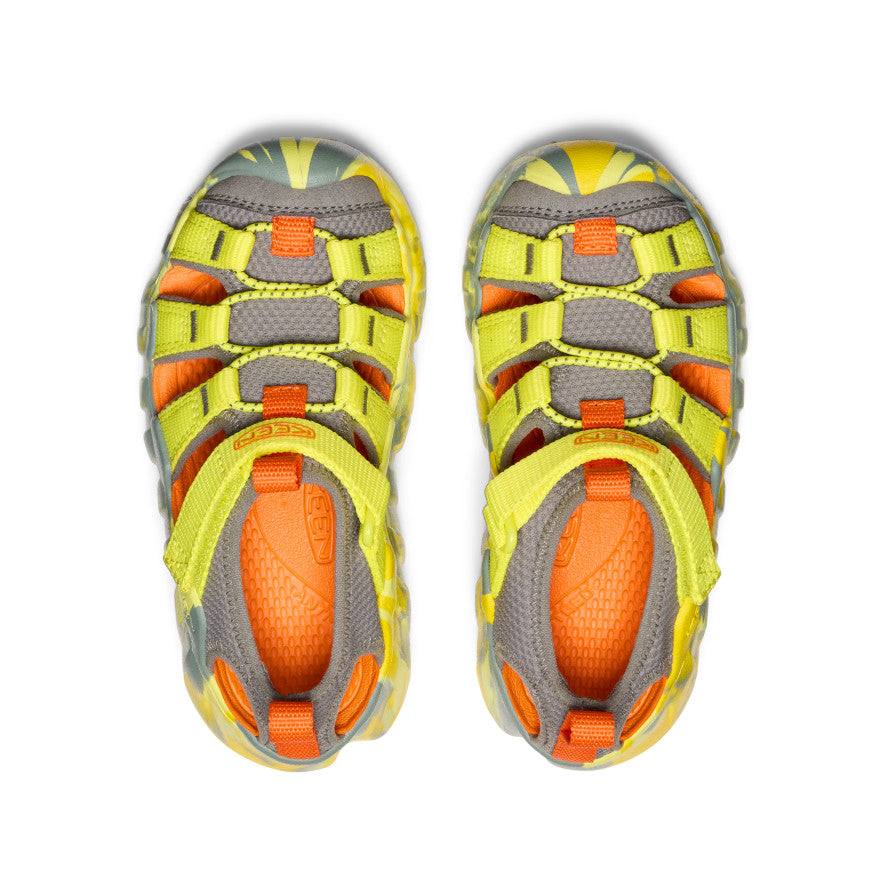 Little Kids' Hyperport H2 Sandal - Comfortable Water Shoes for Boys & Girls | Evening Primrose/Steel Grey | Perfect for Beach, Pool & Outdoor Play