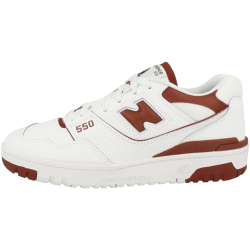 White/Brick Red