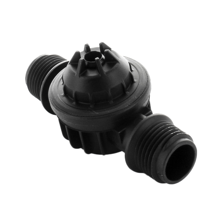 Netafim TLCV050M1 B 1/2 Inch MPT Inline Check Valve - Durable Brass Backflow Preventer for Drip Irrigation Systems & Water Filtration