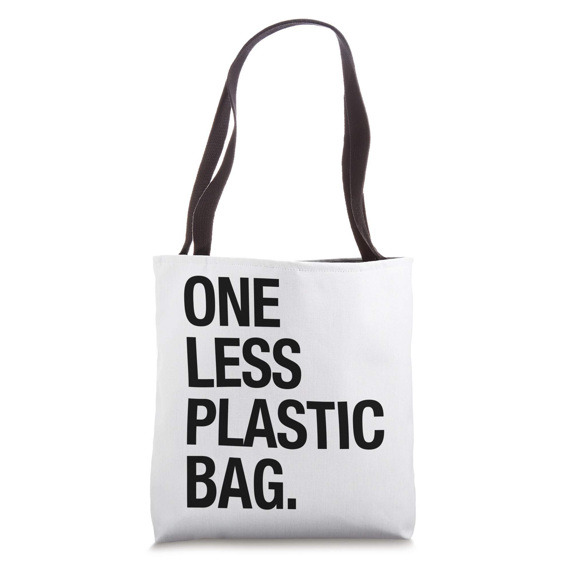 Eco-Friendly Reusable Tote Bag - One Less Plastic Bag - Stylish & Durable Shopping Bag for Groceries, Beach, Work & Travel