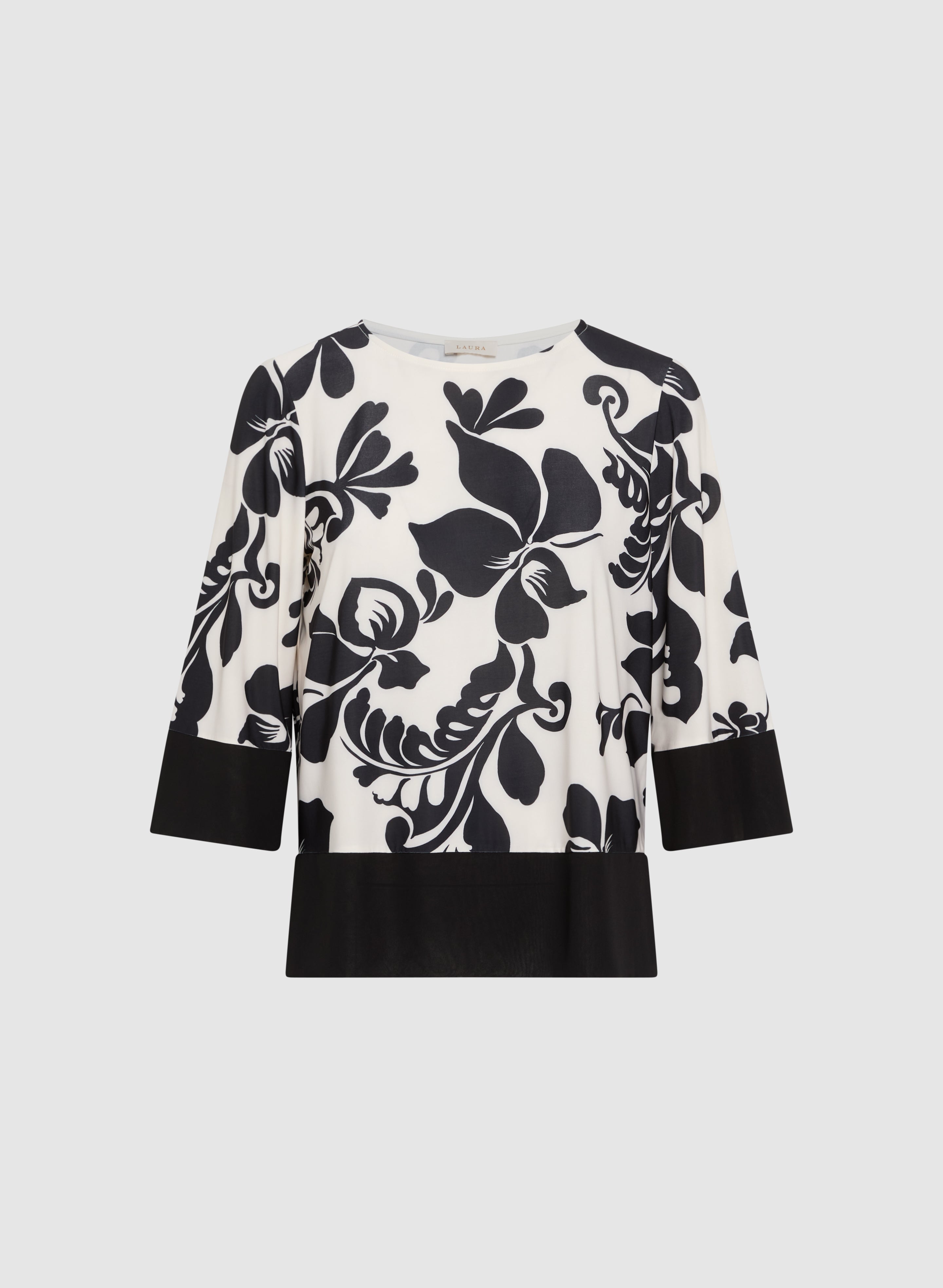 Floral Color Block Top for Women - Stylish Summer Blouse for Casual Outings & Date Nights