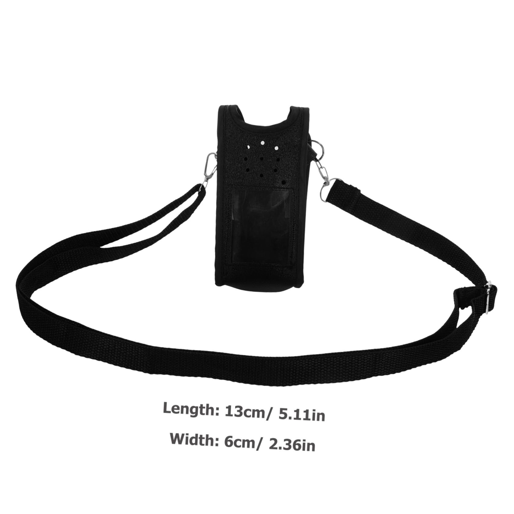 OSALADI Heavy Duty Leather Walkie Talkie Case - Durable Radio Pouch Protector with Belt Clip for Motorola, Baofeng, Kenwood Two-Way Radios - Perfect for Construction, Security, Hiking & Outdoor Adventures