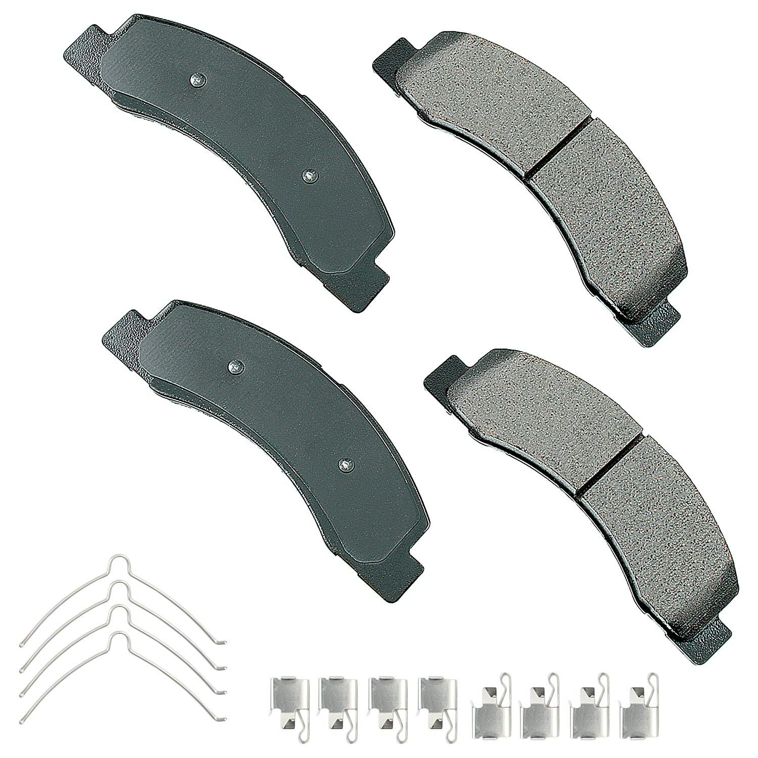 Akebono Ultra-Premium Ceramic Front Brake Pads - Low Noise, High Performance Braking for Cars, Trucks & SUVs | Perfect for Daily Commuting & Highway Driving