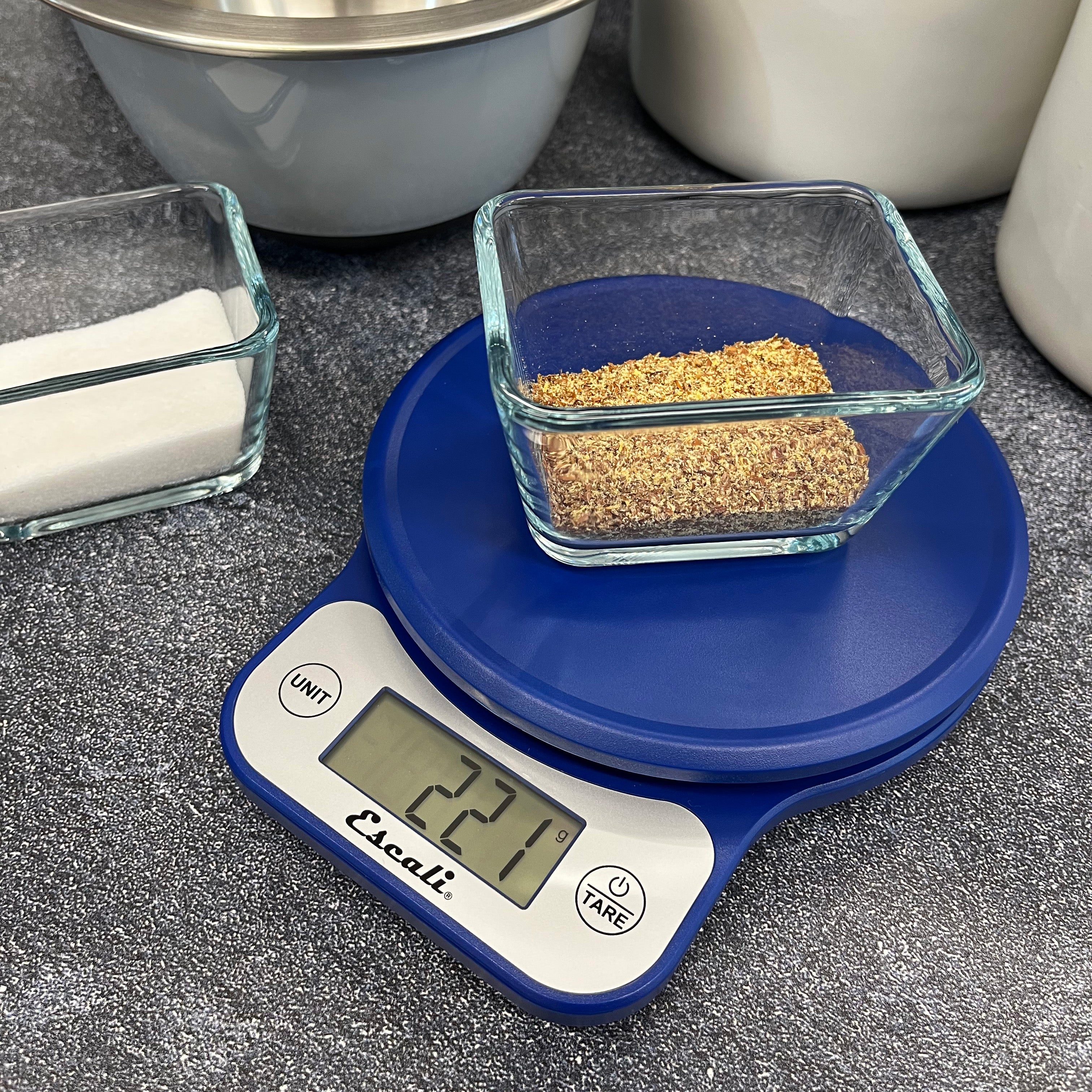 Telero Digital Kitchen Scale - 10lb/5kg Precision Food Scale with LCD Display, Stainless Steel Platform, for Baking, Cooking, and Meal Prep - Perfect for Home & Professional Use