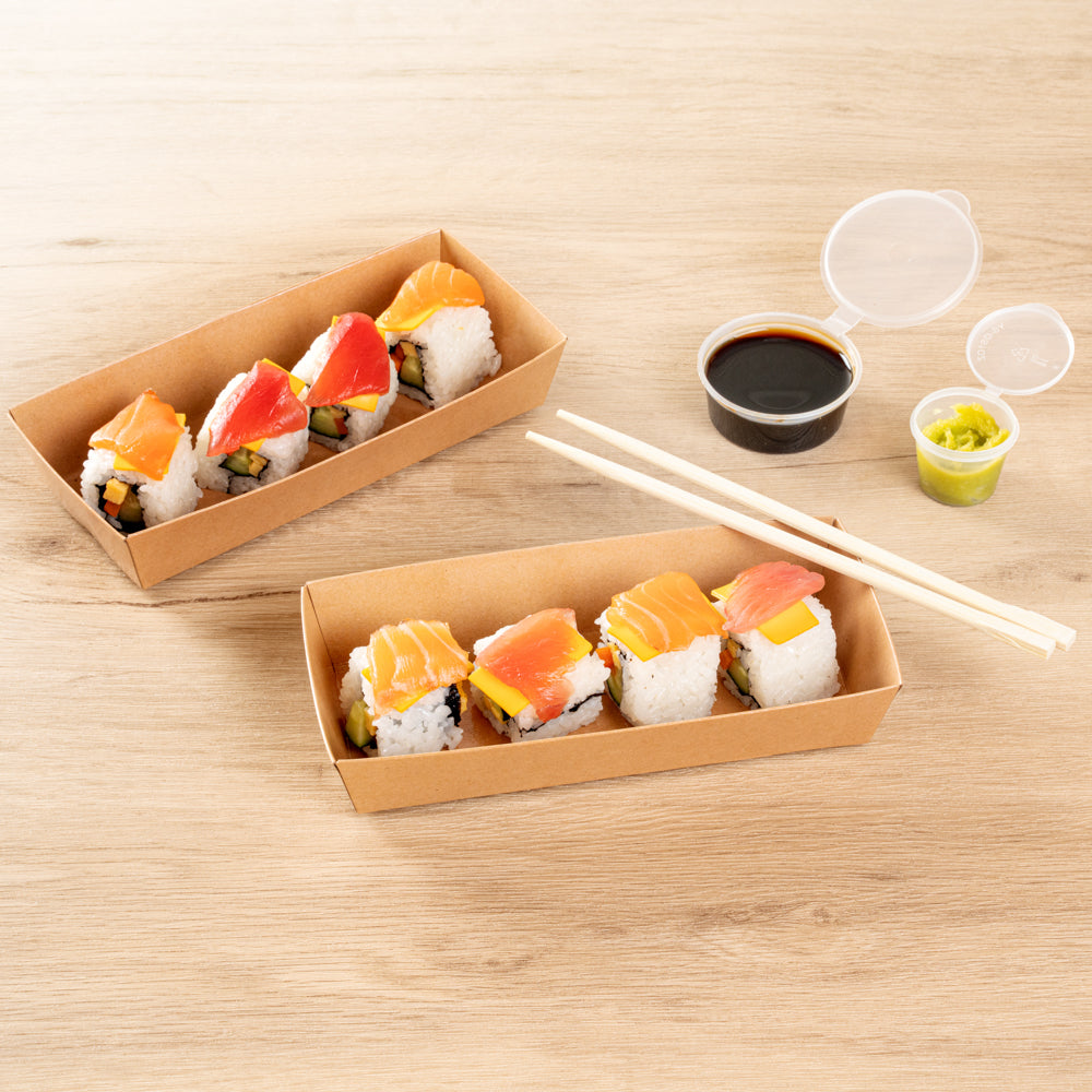 Bambuddha Natural Bamboo Twin Chopsticks with Paper Sleeve - 8.25 Inch, 1000 Count Bulk Box - Eco-Friendly Disposable Utensils for Asian Restaurants, Sushi Bars & Takeout Meals