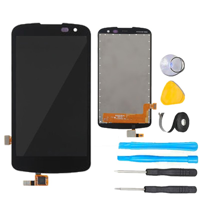 LG K3 Screen Replacement LCD + Digitizer Display Premium Repair Kit for LG K100ds LS450 - Black | Compatible with LG K3 Smartphone | Perfect for DIY Repairs & Screen Damage Fixes