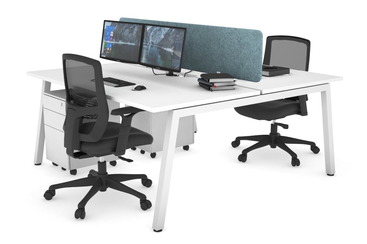 Quadro 2 Person Office Workstation - 47.2