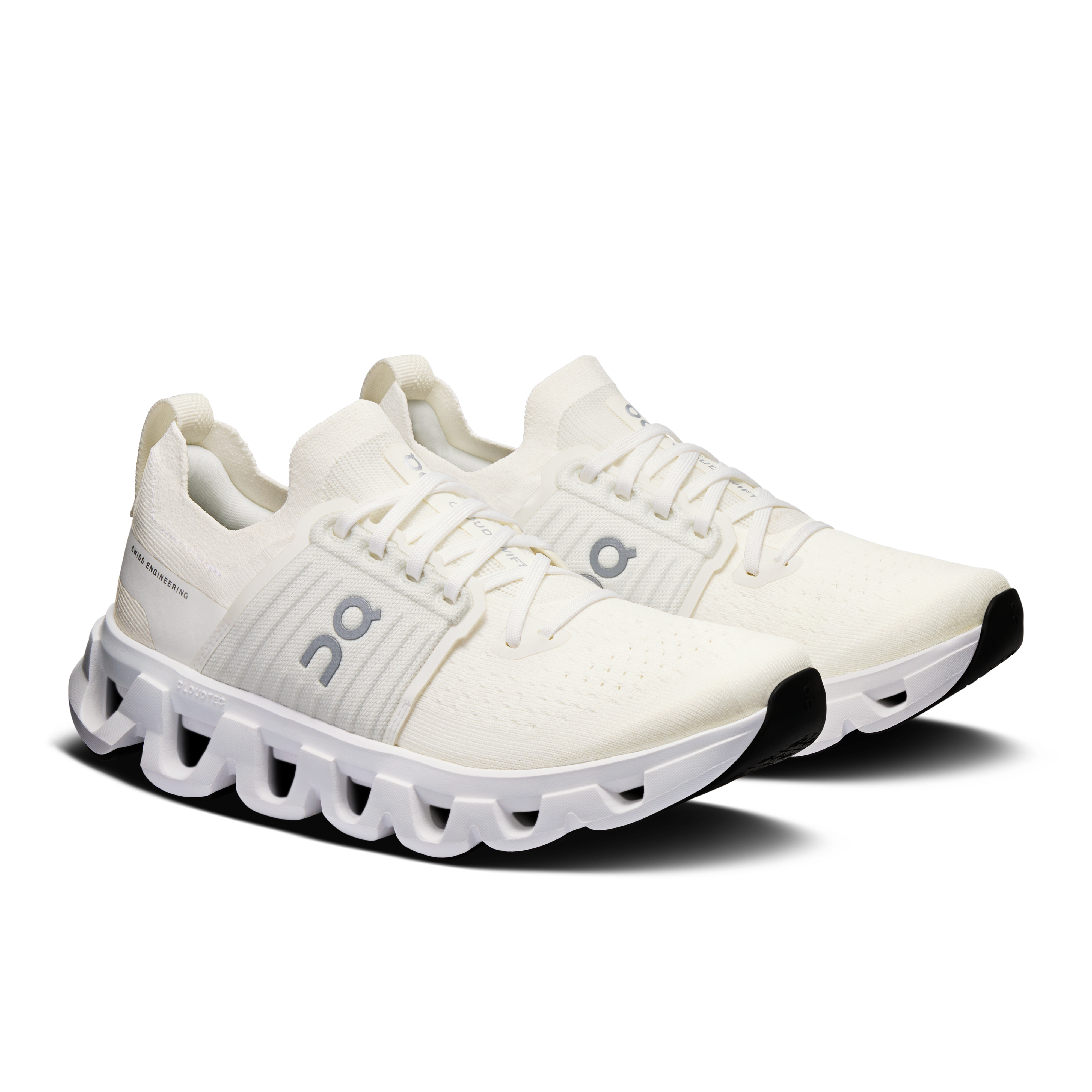 On Running Women's Cloudswift 4 Running Shoes - Lightweight & Breathable White Sneakers for Jogging, Gym Workouts & Daily Walking
