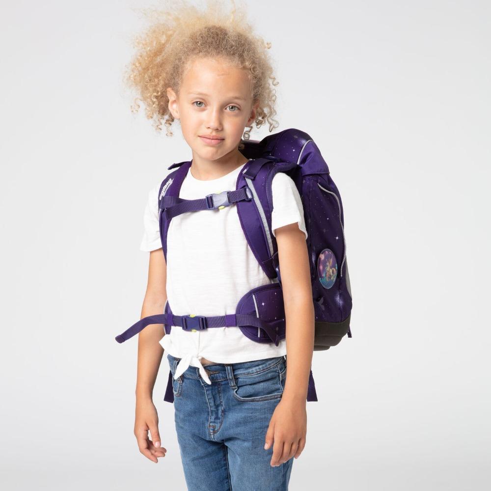 ergobag Pack School Backpack 6-Piece Set - Beargasus Glow Edition | Lightweight Durable Kids Bookbag for Elementary Students | Perfect for School, Travel & Outdoor Adventures