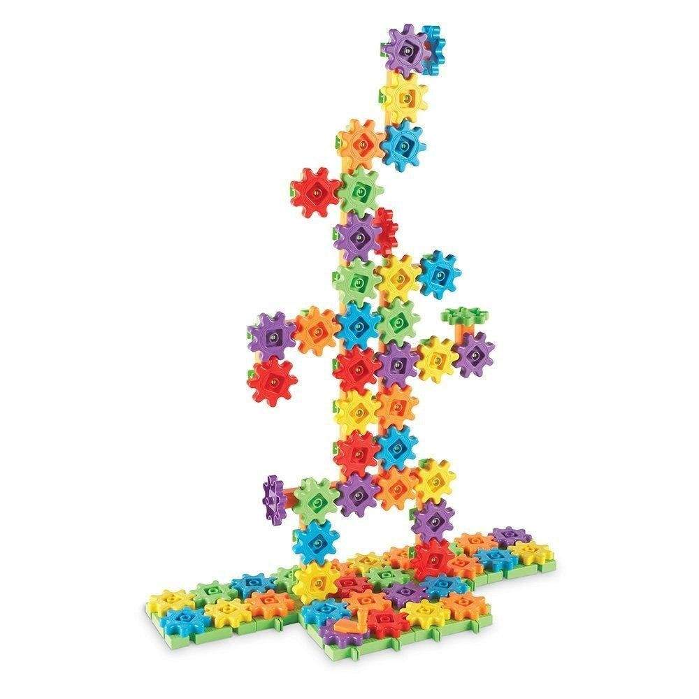 Gears! Gears! Gears!® Super Building Set - 150 Piece STEM Construction Toy for Kids Ages 3+ | Creative Learning & Educational Play for Preschoolers | Perfect for Classroom, Birthday Gifts & Family Bonding Activities