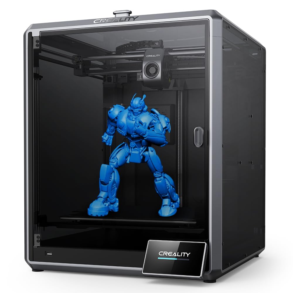 Creality K1 Max 3D Printer - High-Speed 600mm/s Printing, 20000mm/s² Acceleration, AI Auto-Leveling, Large 11.8
