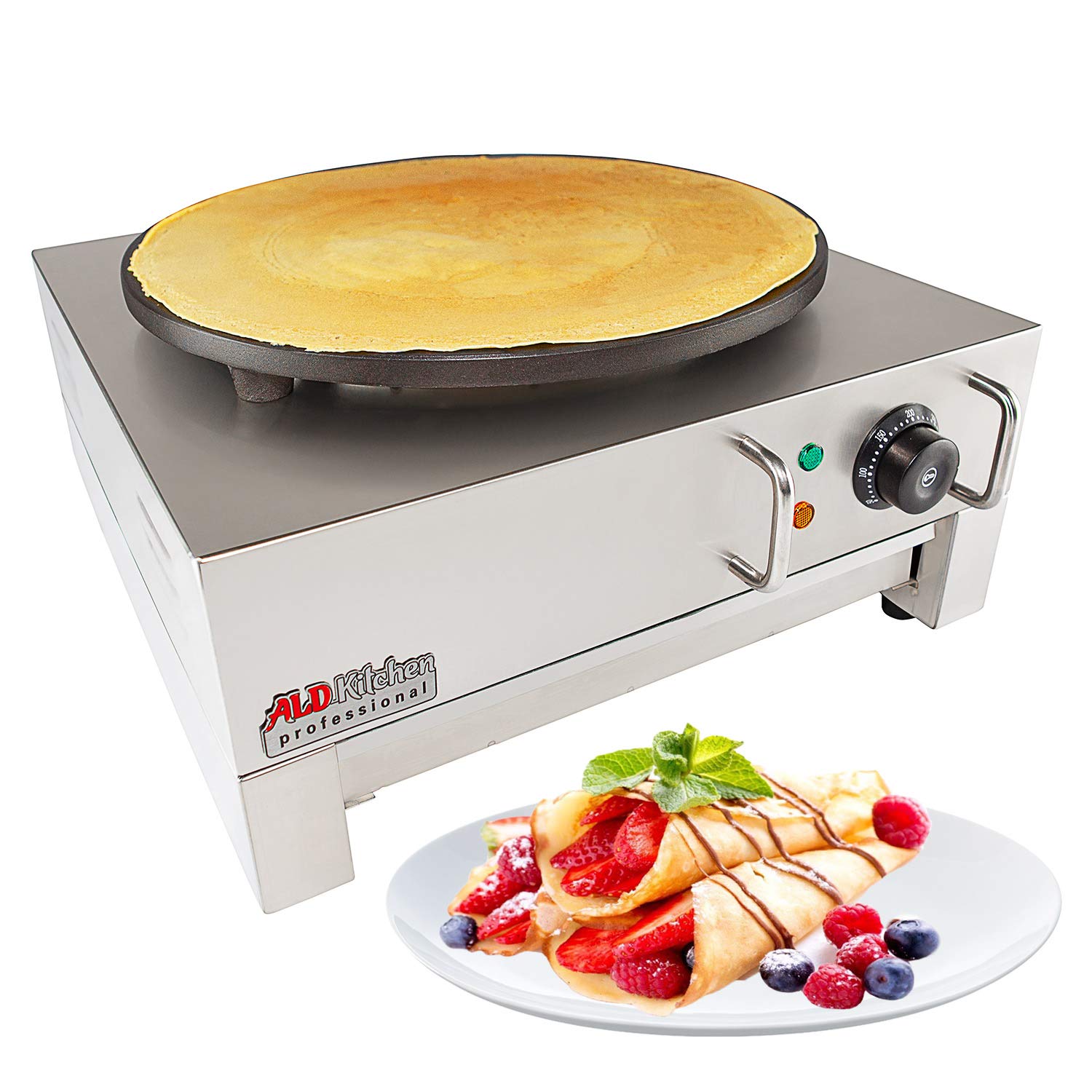 ALDKitchen Commercial Electric Crepe & Pancake Maker - 16