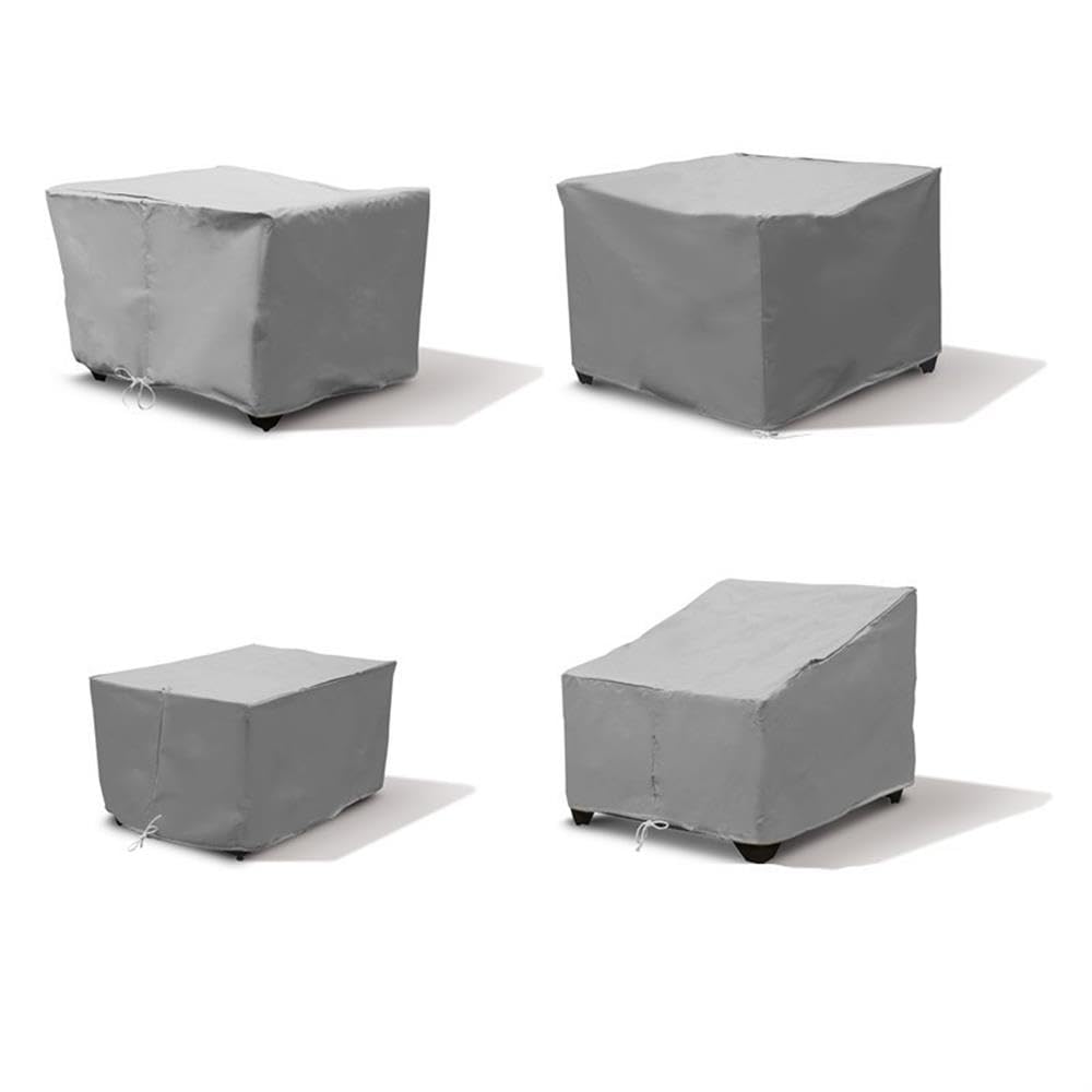 TK Classics MONTEREY-08bWC Beige Furniture Protective Covers & Storage Set - Waterproof, Dustproof for Sofa, Chair, and Couch Protection During Moving or Seasonal Storage