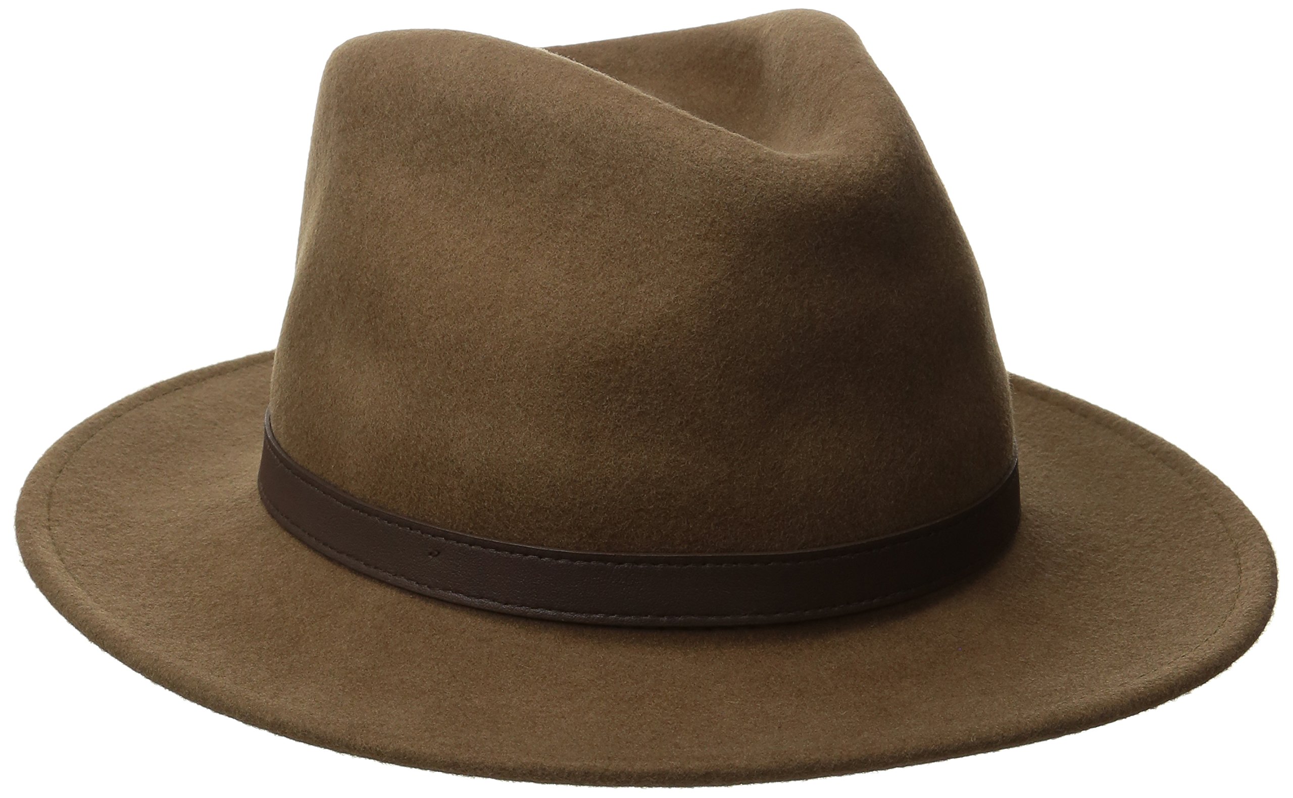Henschel Water Repellent Outback Hat - Flat Wool Brim Cowboy Hat for Men & Women - Crushable Travel Hat - Perfect for Hiking, Camping & Outdoor Adventures