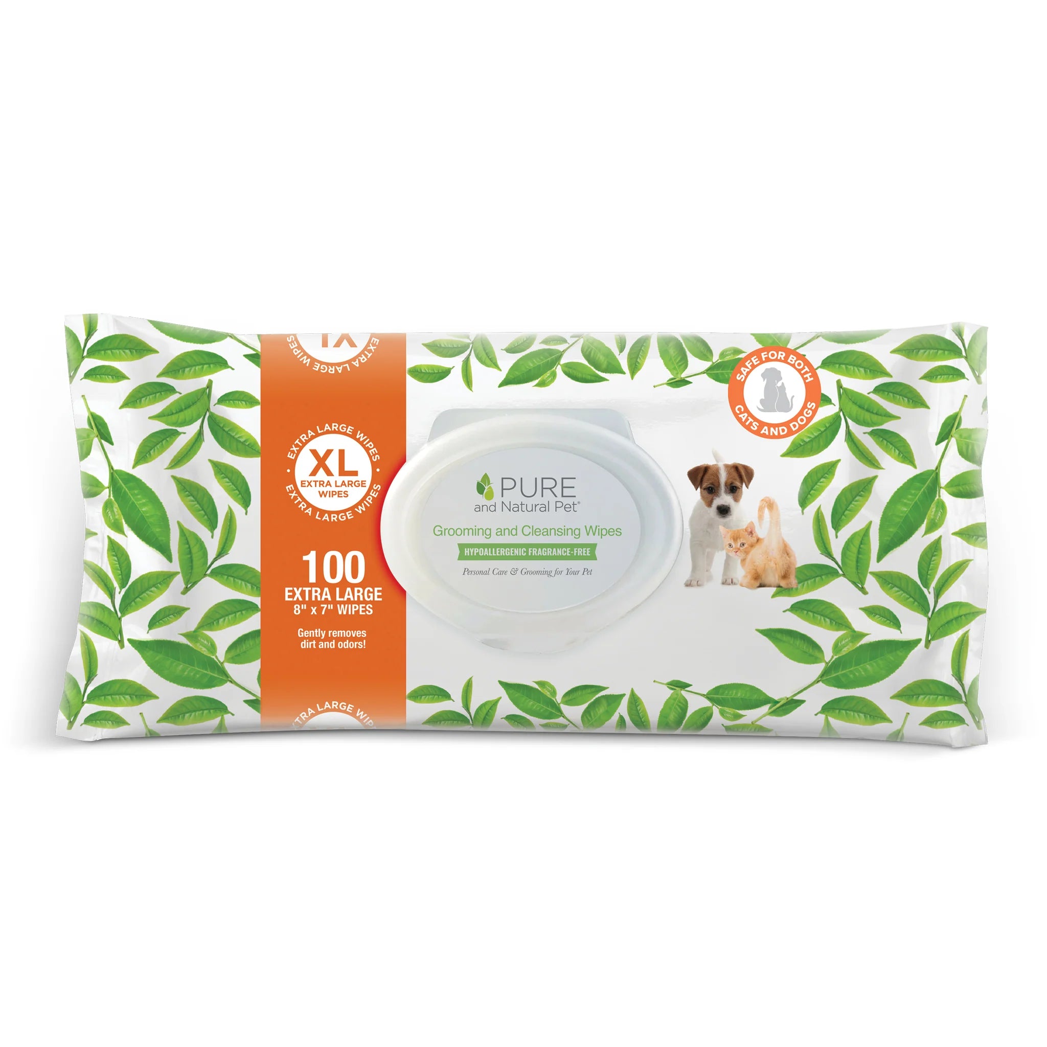 Fragrance-Free Cleaning & Grooming Wipes for Dogs & Cats - 100 Count | Pure & Natural Pet Care | Gentle for Paws, Ears & Coat | Perfect for Travel, Home & Outdoor Use
