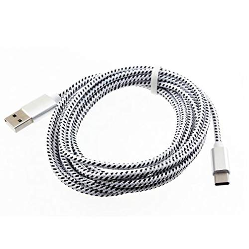10ft USB Type-C Charger Cable - Fast Charging & Data Sync Compatible with BLU G9 & G9 Pro | Durable Braided Nylon | Perfect for Home, Office & Travel Charging