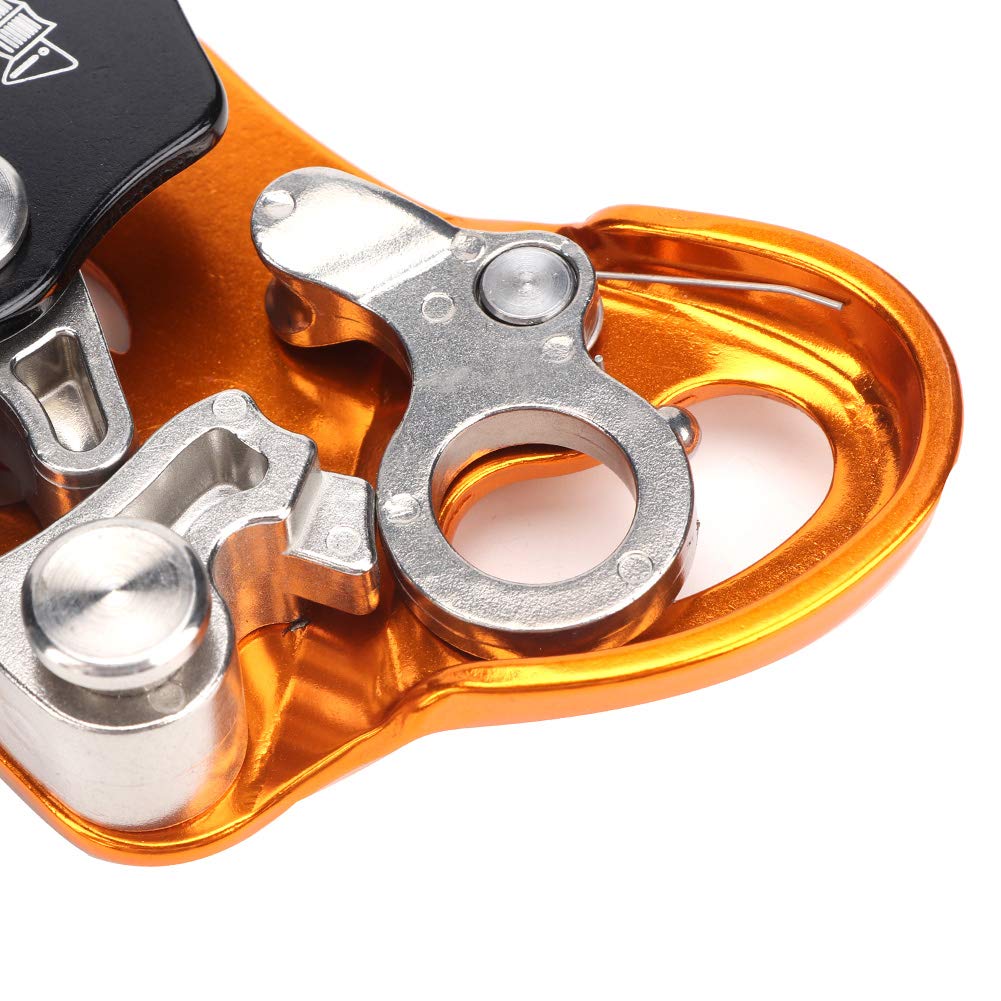 Outdoor Climbing Carabiner Rope - High Strength Aluminum Alloy Self-Locking Safety Gear for Rock Climbing, Mountaineering & Adventure Sports | Durable Fall Protection Equipment for Outdoor Enthusiasts