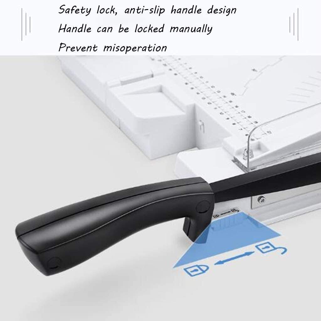Premium Titanium A4 Paper Cutter & Trimmer - Portable Guillotine Scrapbooking Tool with Side Ruler for Office, Crafting & DIY Projects | Perfect for Card Making, Photo Albums & Document Cutting