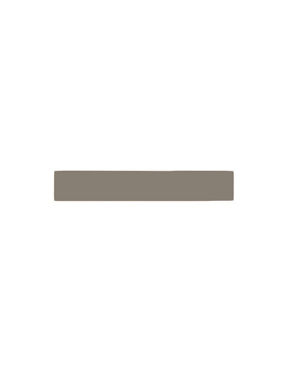 Klinker Victorian Rectangle 2.5 x 15 cm Gray Tile - Perfect for Kitchen Backsplash, Bathroom Walls & Fireplace Surrounds