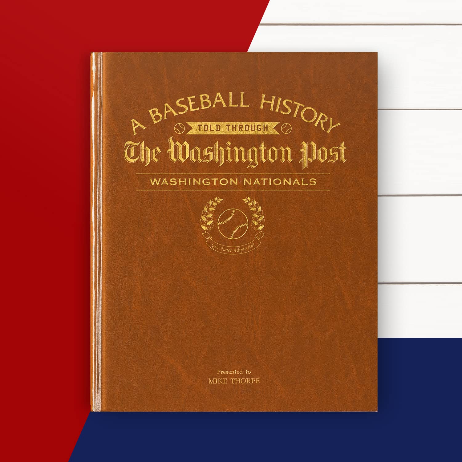 Personalized Baseball History Book - Custom MLB Gift for Sports Fans - Major League History with Vintage Newspaper Coverage - Perfect for Father's Day, Birthday & Anniversary Gifts