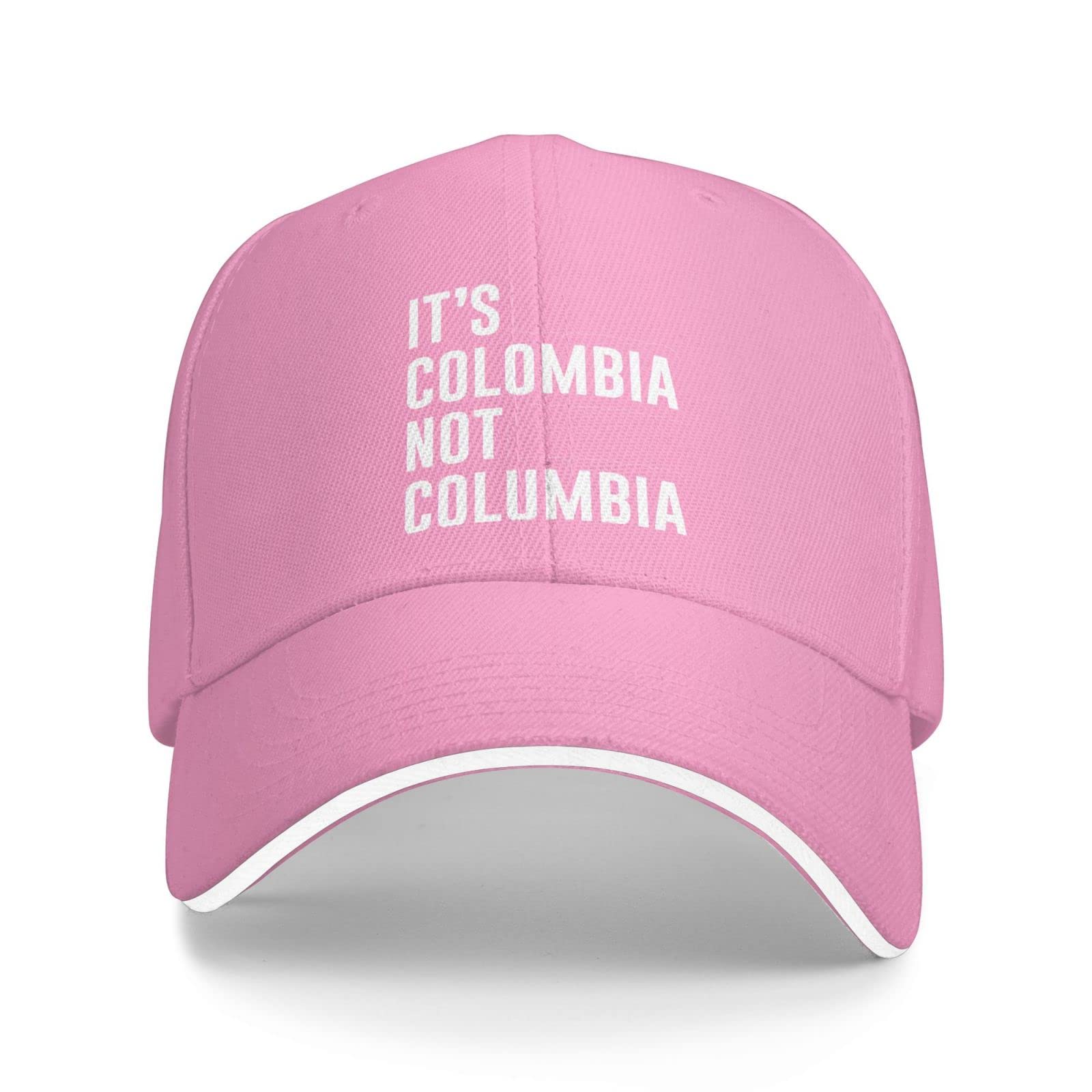 Colombia Not Columbia Baseball Cap - Adjustable Classic Men's Sun Hat for Tennis & Outdoor Activities - Black