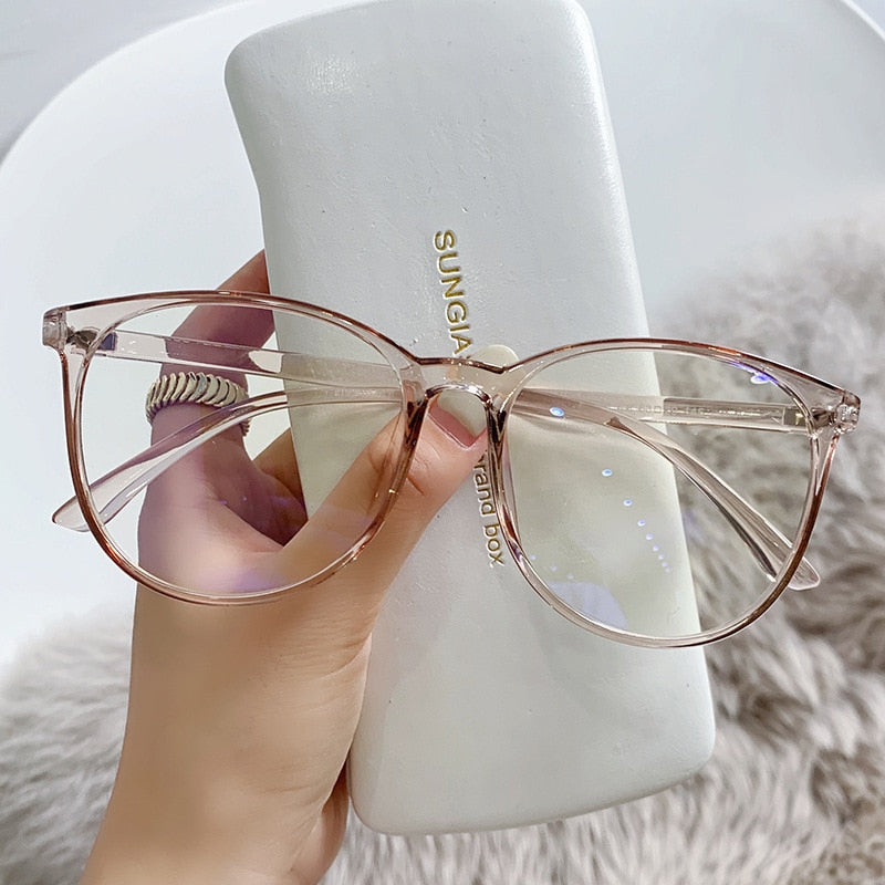 CCspace Unisex Full Rim Oversized Square TR90 Eyeglasses 55875 - Lightweight & Durable Frame for Men & Women - Perfect for Reading, Driving & Fashion Accessories