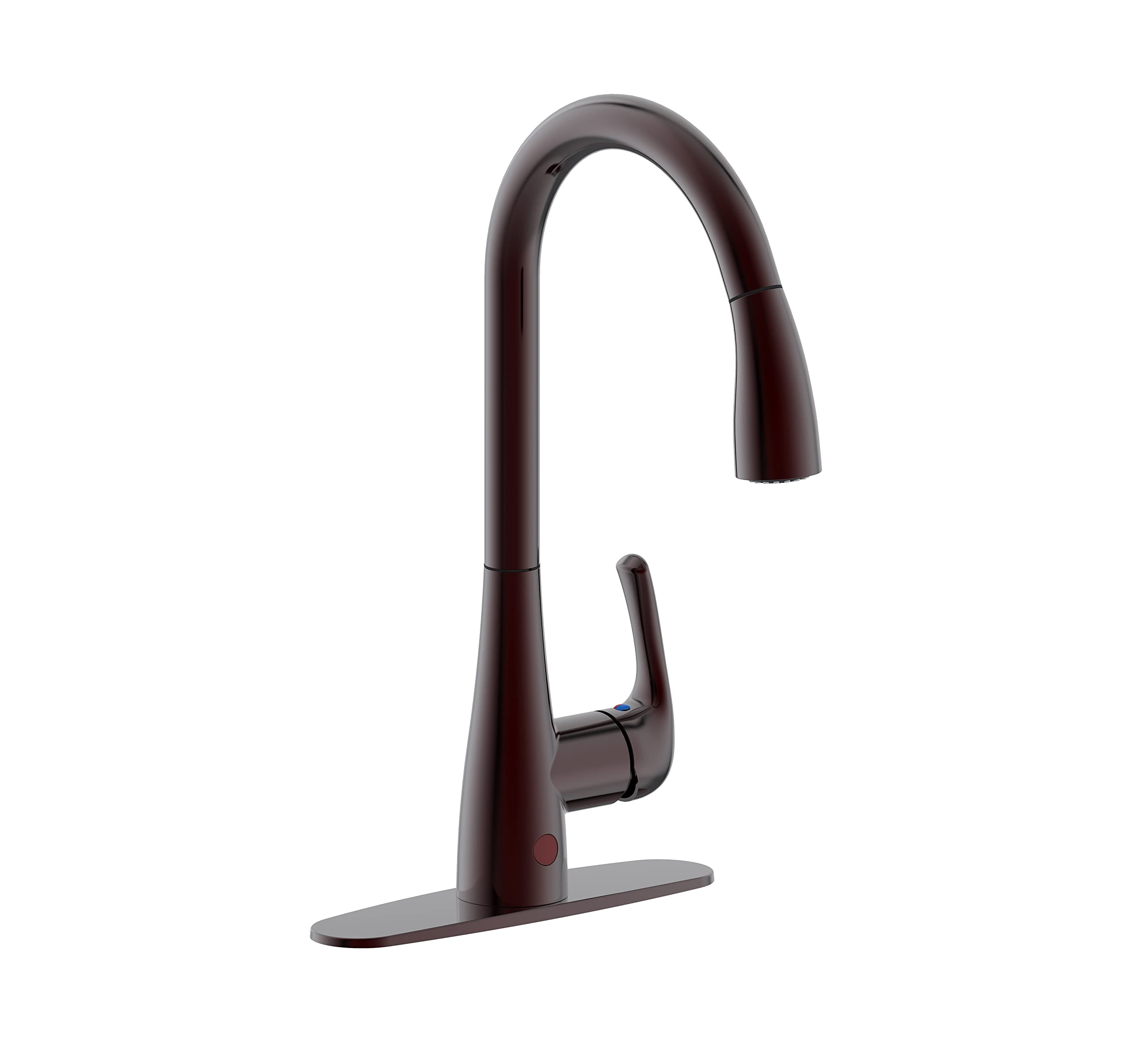 Westbrass KA03A-12 Touchless Motion Sensor Kitchen Faucet with Pull Down Sprayer - Oil Rubbed Bronze Finish | Hands-Free Operation for Hygienic Cooking & Cleaning | Perfect for Modern Kitchens, Restaurants & Commercial Use
