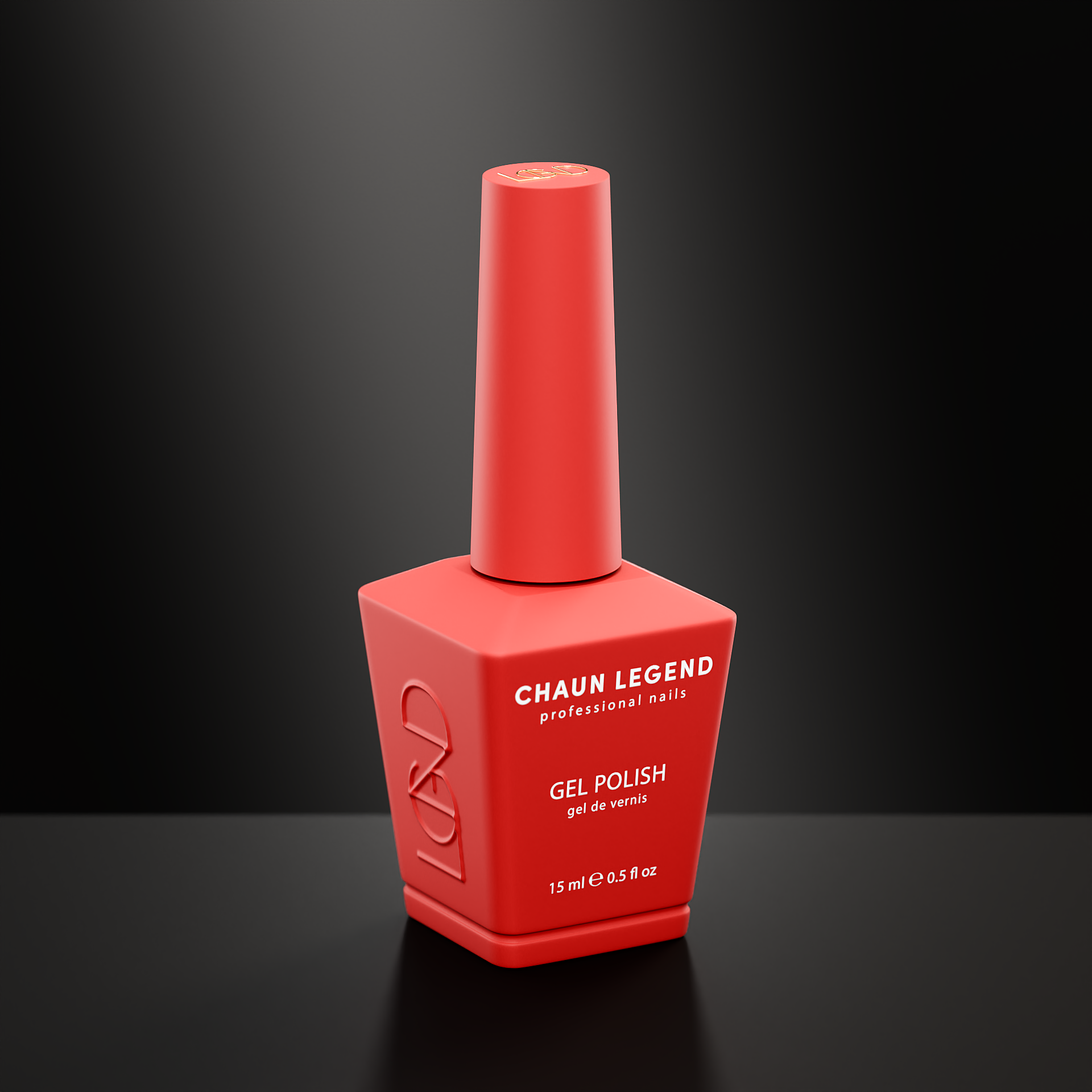 Chaun Legend Gel LG5063 Persimmon Color - Long Lasting Nail Polish for Women, Gel Nail Art Kit with High Gloss Finish - Perfect for Manicures, Pedicures, and Salon Quality Nails at Home