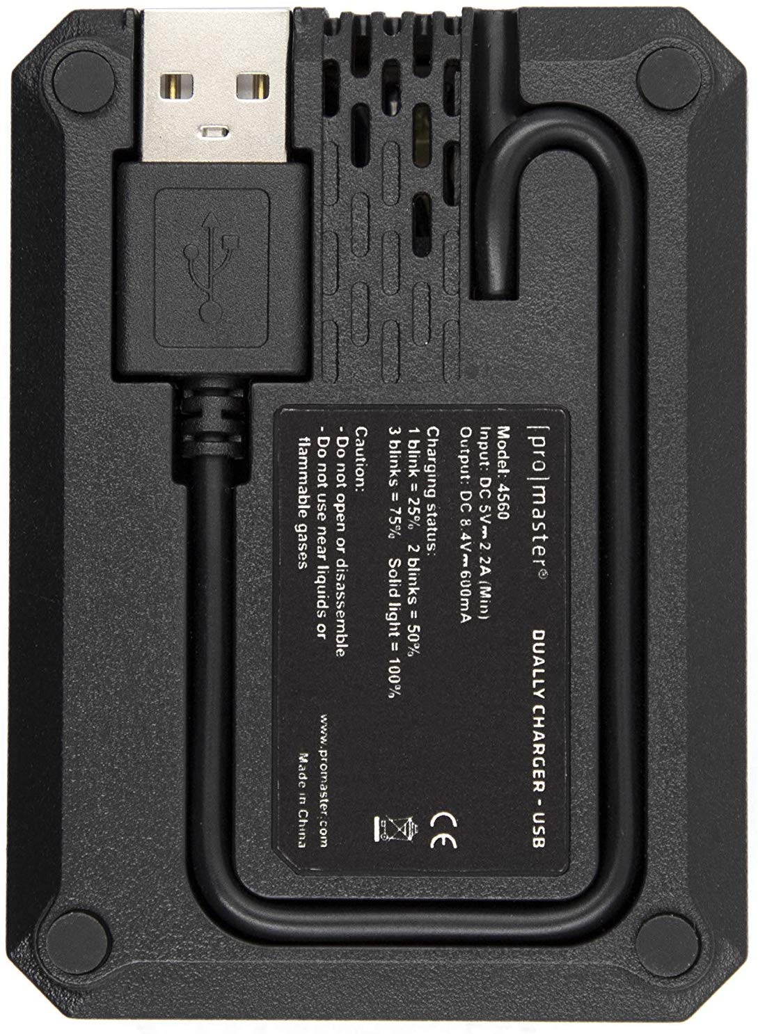 ProMaster Dually USB Charger for Canon LP-E6 & LP-E6N Batteries (Model 4560) - Fast Dual Battery Charging for Canon DSLR Cameras - Perfect for Travel, Wedding & Professional Photography
