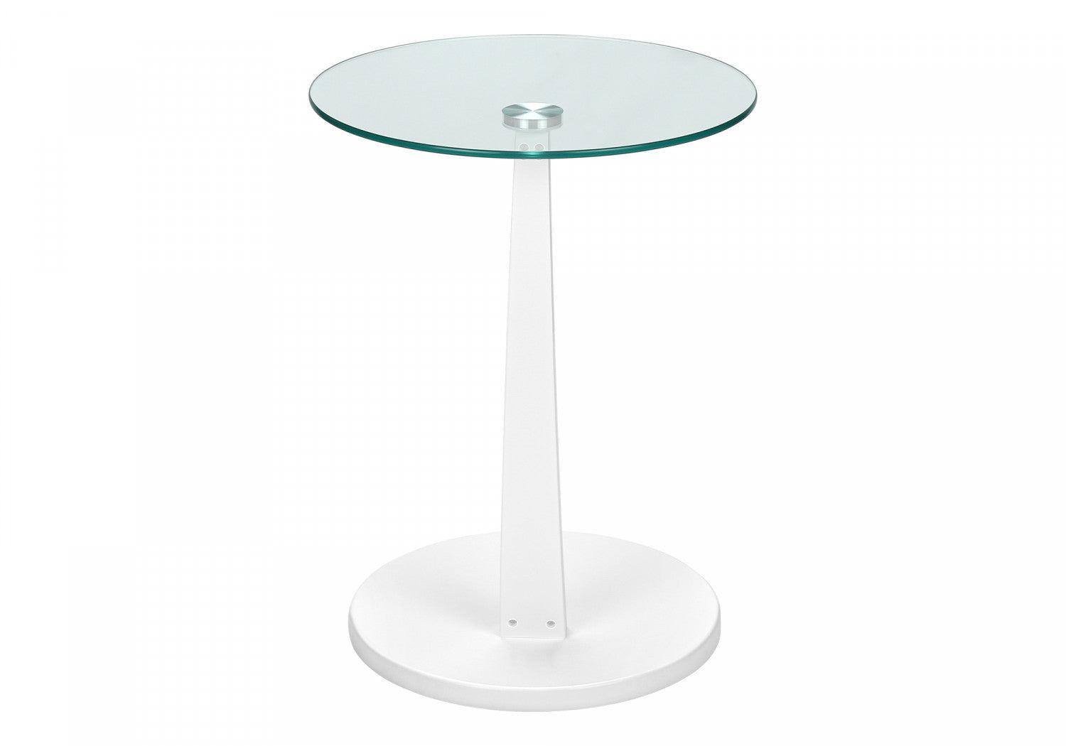 Modern White Arell Side Table - Nightstand, Living Room Accent Table, Bedside End Table for Small Spaces - Perfect for Bedrooms, Apartments & Dorm Rooms