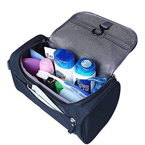 Cyrox Portable Hanging Toiletry Bag Organizer - Large Capacity Travel Cosmetic Case for Men & Women | Waterproof Makeup Pouch | Perfect for Camping, Gym, Business Trips & Vacation Packing