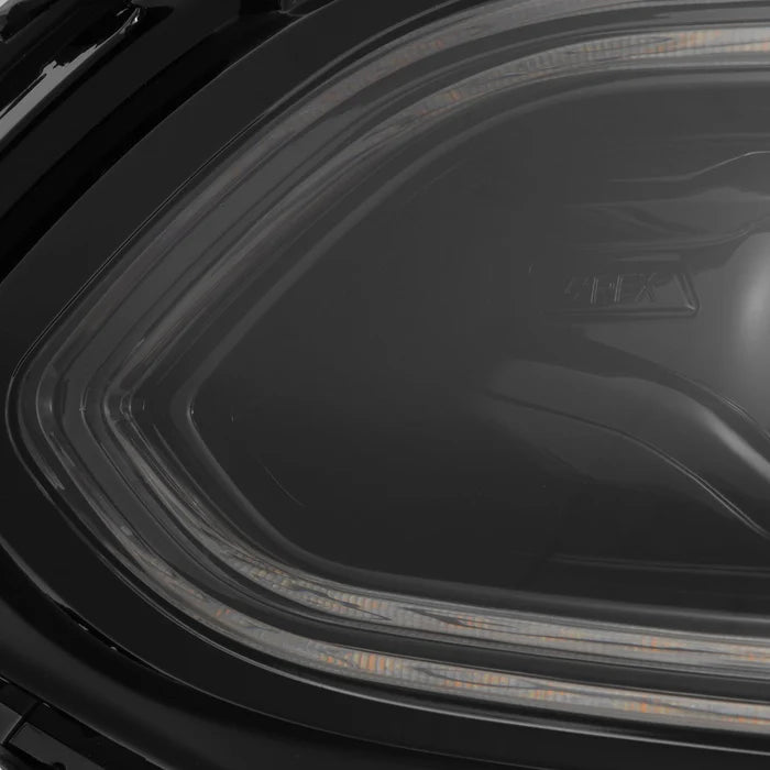 15-23 Dodge Charger LUXX Series LED Projector Headlights - Black Housing High Performance Headlights for Night Driving & Off-Road Adventures