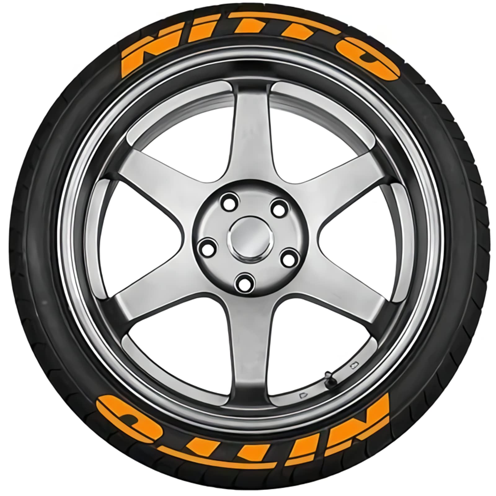 Premium Car Tire Decals & Wheel Lettering Stickers - 8 Sets Universal DIY Permanent Tire Lettering Kit for Auto Styling & Customization - Perfect for Car Enthusiasts, Off-Road Vehicles & Show Cars
