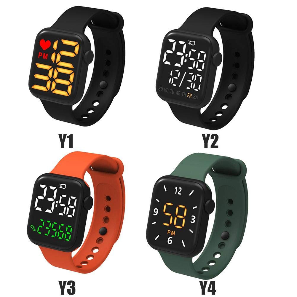 Kids Smart Watch - Waterproof Fitness Tracker with LED Touch Screen for Sports & Outdoor Activities