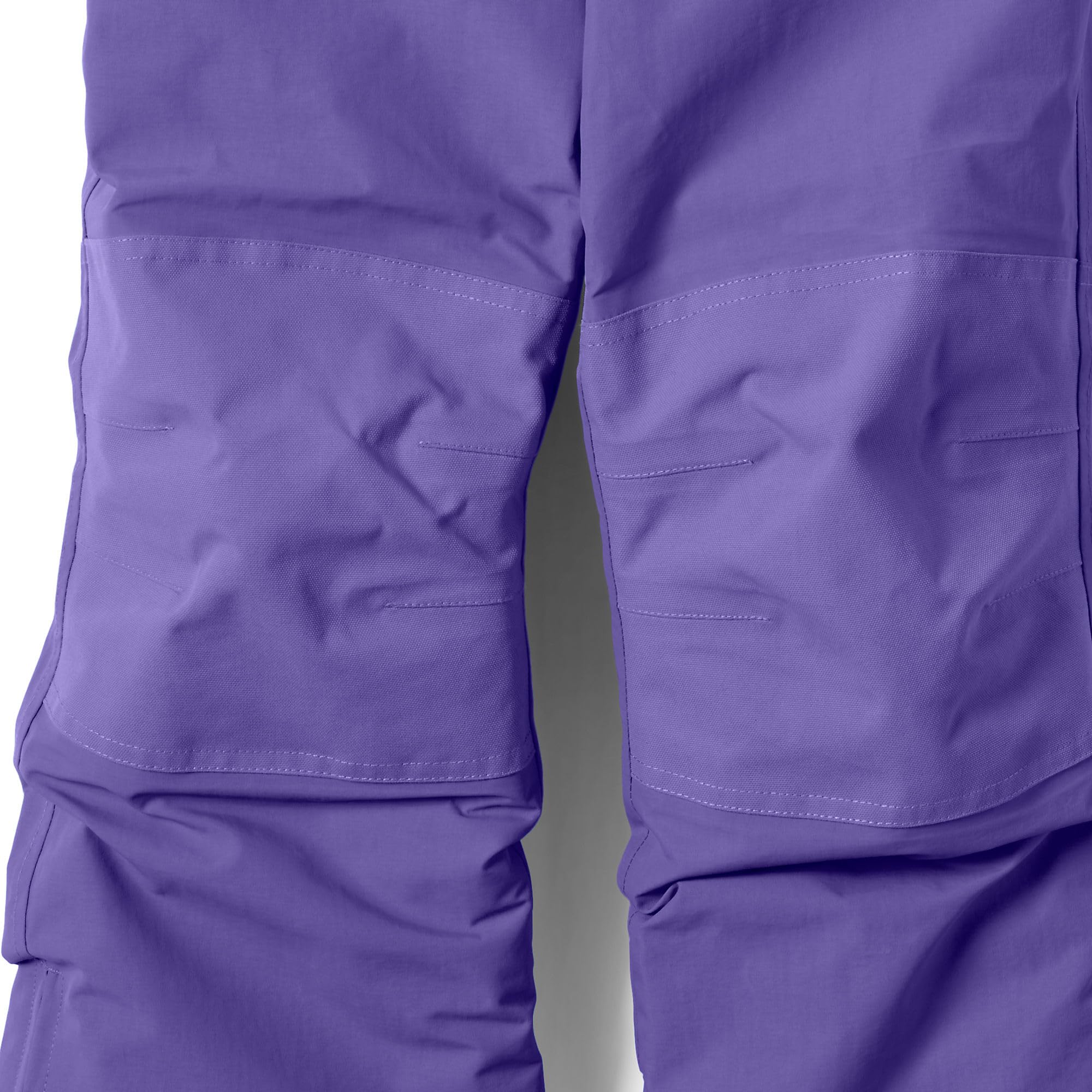 Lands' End Kids Squall Snow Bibs - Waterproof Insulated Snow Pants for Boys & Girls, Ultra Violet, Size 12 - Perfect for Skiing, Snowboarding & Winter Play