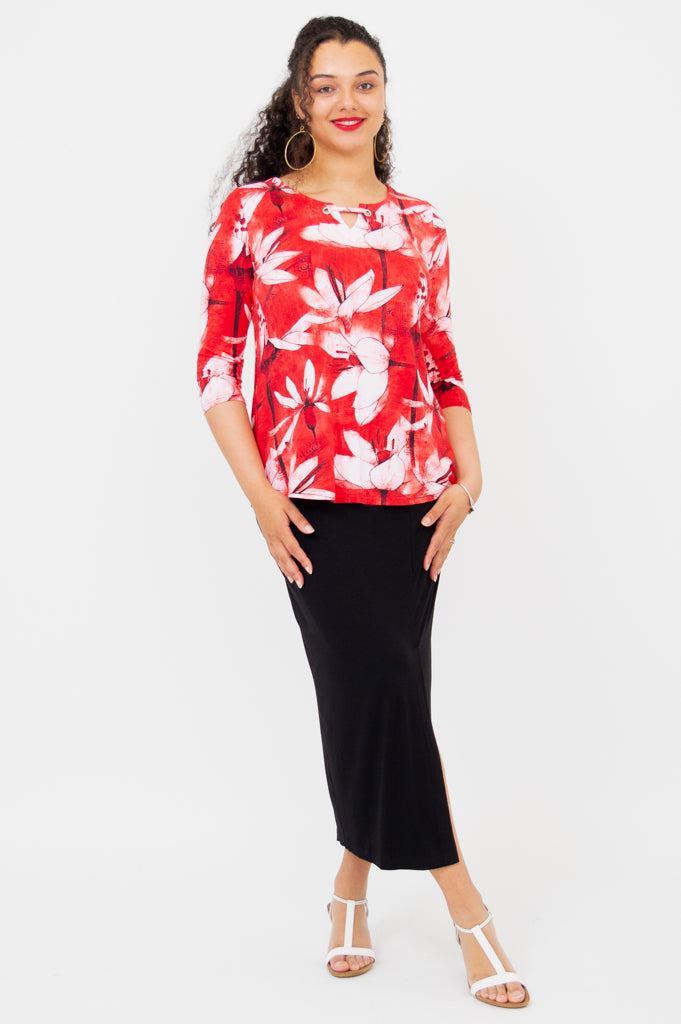 Premium Bamboo Gemi Top for Women - Soft & Breathable Summer Blouse - Perfect for Casual Outings, Beach Vacations & Boho Fashion
