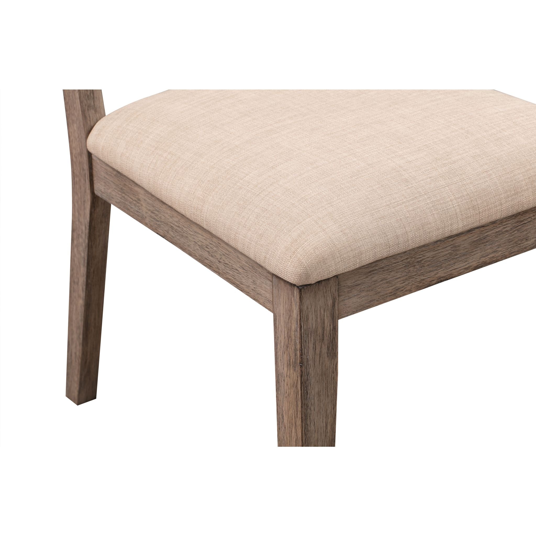 Acadia Side Chair in Toffee Brown - Modern Dining Chair with Sturdy Wooden Frame (GHCL63) - Perfect for Kitchen, Dining Room, and Home Office