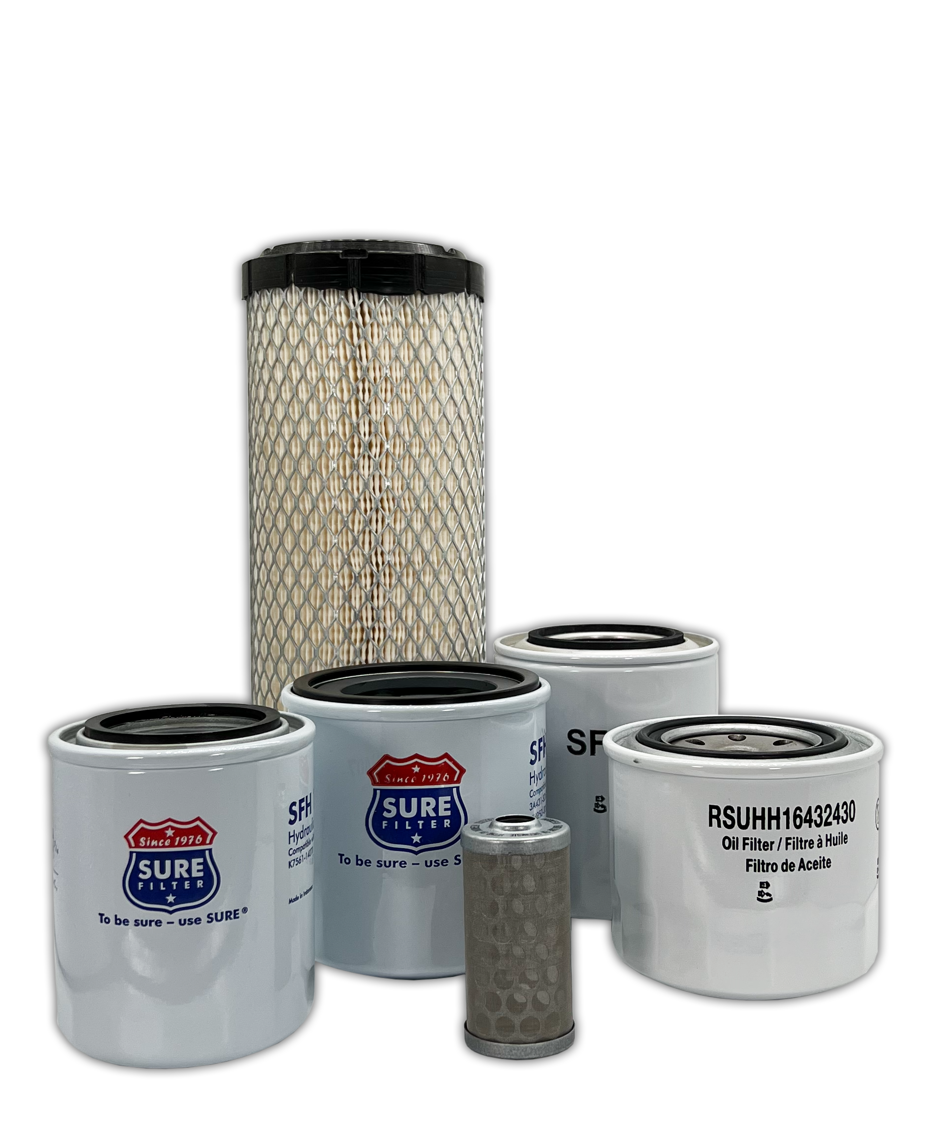 Kubota L3301HST Tractor Maintenance Filter Kit - HERO® Replacement Air, Oil & Fuel Filters for Kubota L3301 HST Models - Perfect for Farm Equipment Maintenance & Tractor Servicing