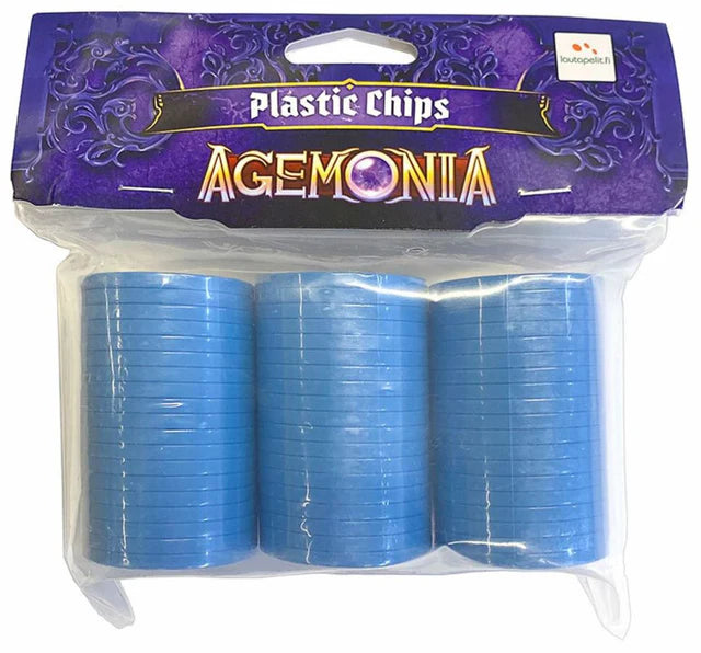 Agemonia Plastic Stamina Chips - Durable Poker Chips for Casino Games, Home Poker Nights & Game Tournaments | Perfect for Texas Hold'em, Blackjack & Card Game Enthusiasts