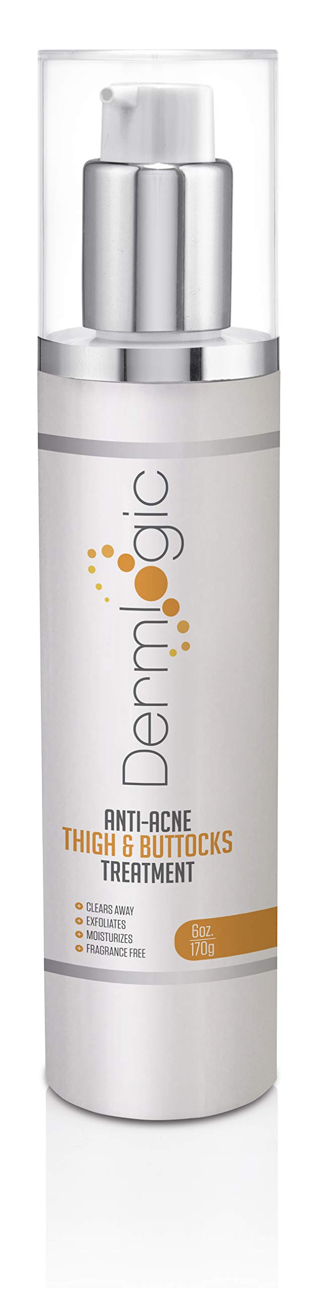 Dermlogic Anti-Acne Treatment for Thighs & Buttocks - Clear Breakouts & Prevent Blemishes - Perfect for Gym, Workout & Active Lifestyle