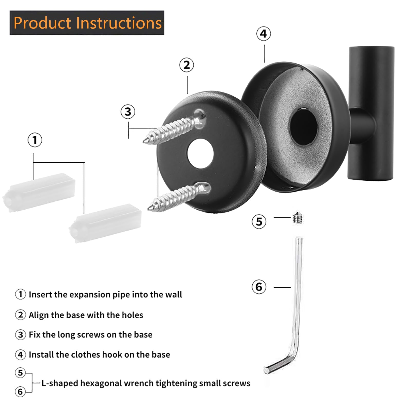 2-Piece Stainless Steel Towel Holder Set - Durable SUS 304 Chrome Towel Ring for Bathroom Wall Mount - Perfect for Kitchen, Bathroom & Guest Room Decor
