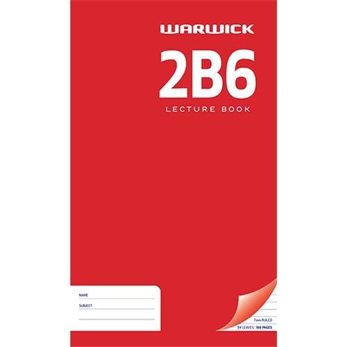 2B6 Warwick Hard Cover Exercise Notebook - 80 Sheets, A4 Size, Durable for School, Office & College Lectures | Perfect for Note-Taking, Journaling & Study Sessions