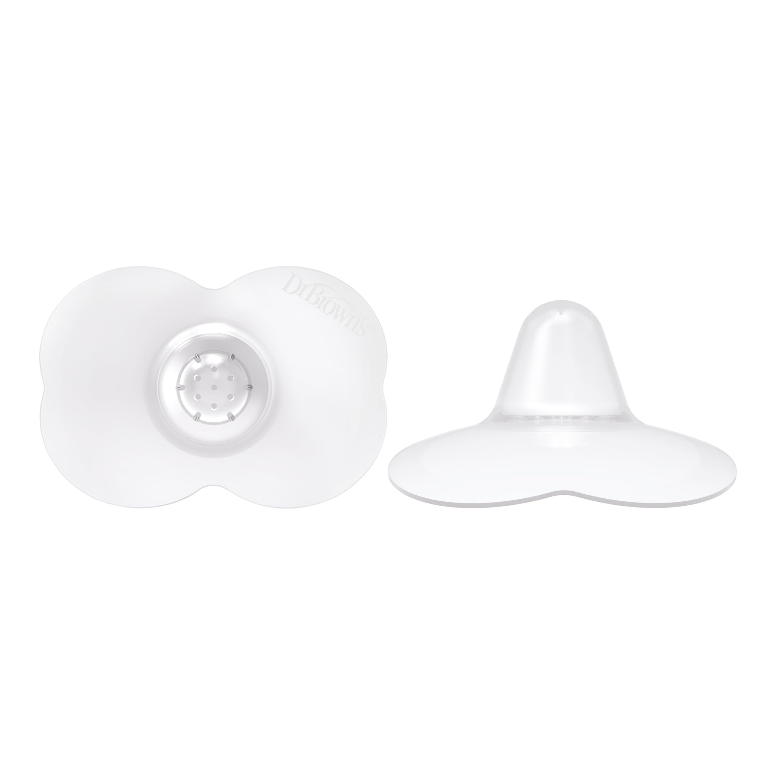 Dr. Brown's Butterfly Breastfeeding Nipple Shields - 20mm Size 1 for Sore, Flat or Inverted Nipples - Helps with Latching Difficulties - Includes Microwave Sterilizer Carrying Case - Perfect for New Moms and Breastfeeding Comfort at Home or On-the-Go