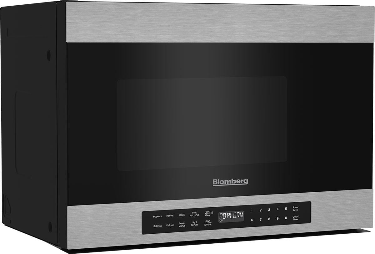 Blomberg BOTR24100SS 24-Inch Stainless Steel Over-The-Range Microwave with Push Button Controls - Perfect for Modern Kitchens & Small Spaces