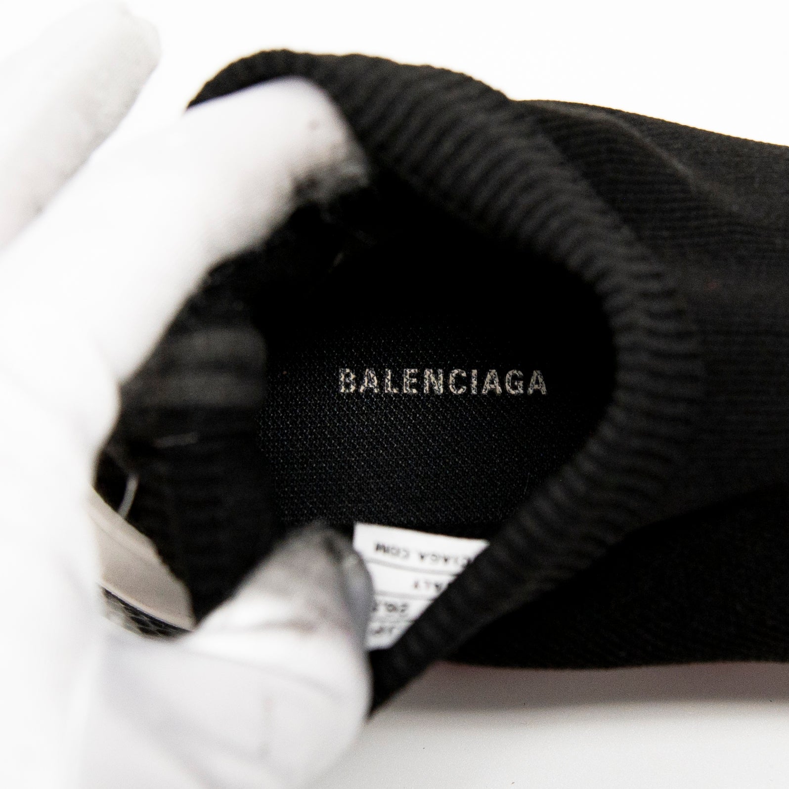 Balenciaga Black Speed Sneakers for Men & Women | Size 40 | Stylish & Comfortable Running Shoes for Casual Wear, Gym & Street Fashion