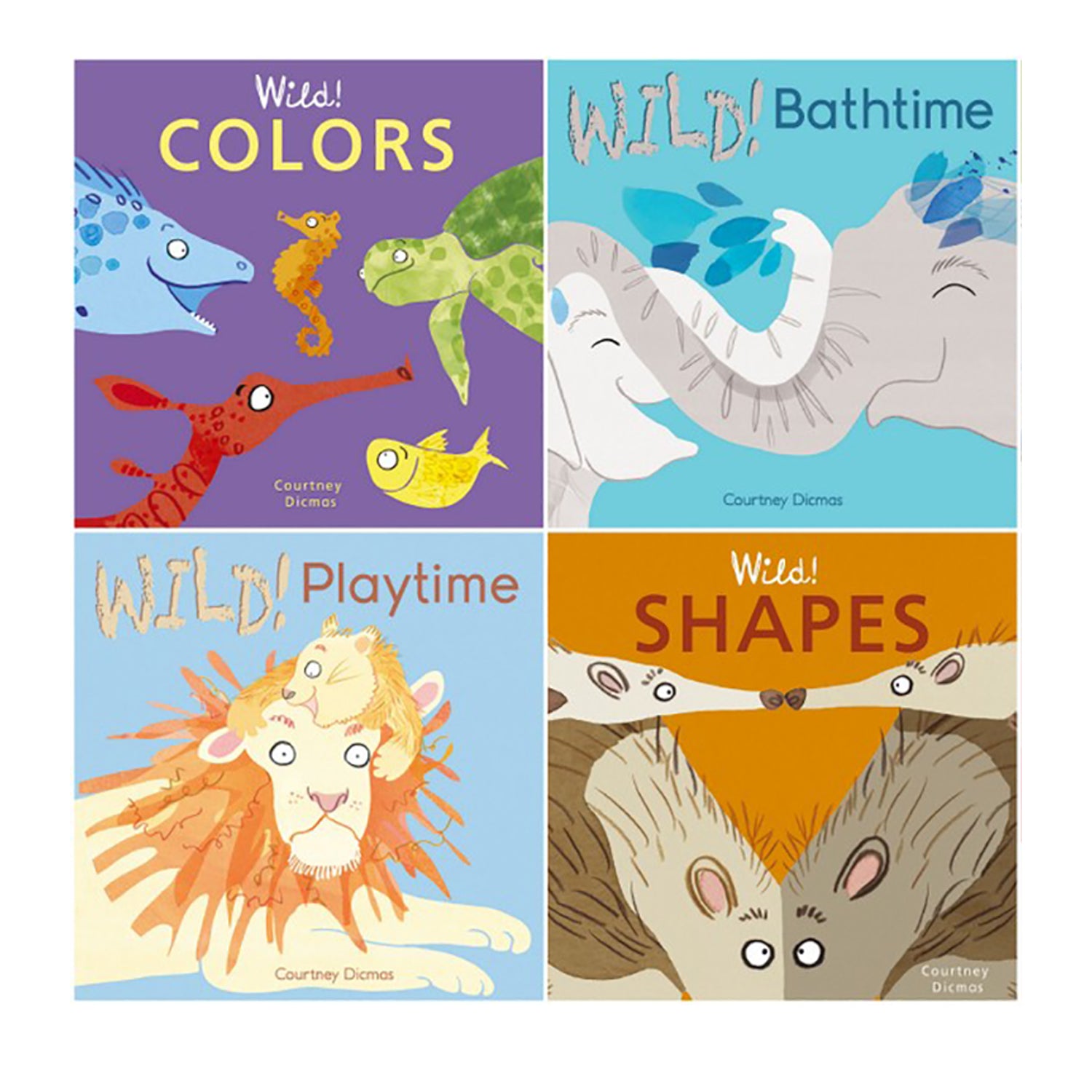Wild! 8-Book Concepts Board Set for Kids - Early Learning Toddler Books for Preschool Education & Bedtime Reading