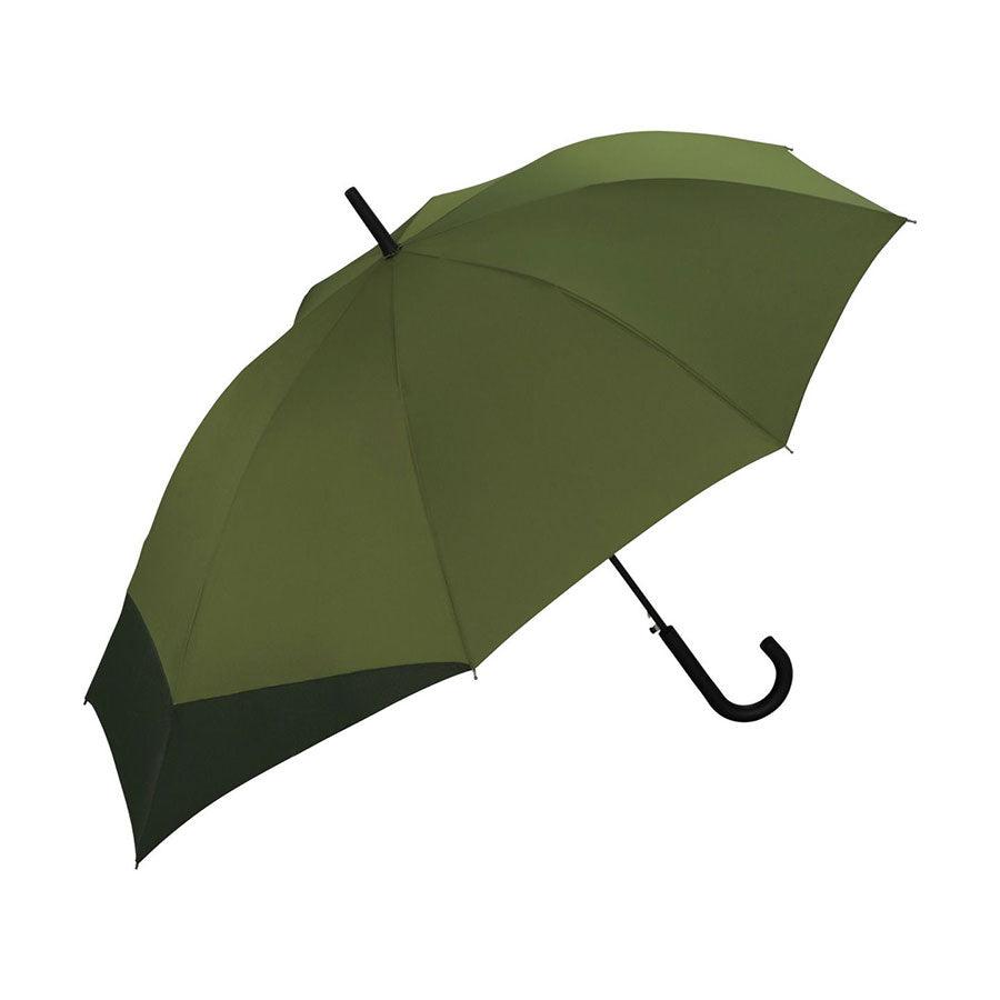 W.P.C. Back Protect Umbrella - Lightweight 480g Khaki & Black Waterproof Travel Umbrella for Men & Women - Perfect for Hiking, Commuting and Outdoor Adventures