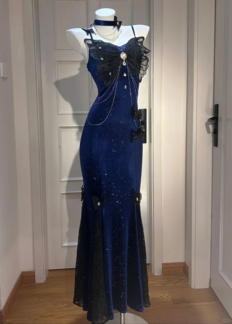 Mermaid Spaghetti Straps Navy Blue Long Prom Dress J6714 - Elegant Formal Gown for Homecoming, Evening Party & Special Occasions